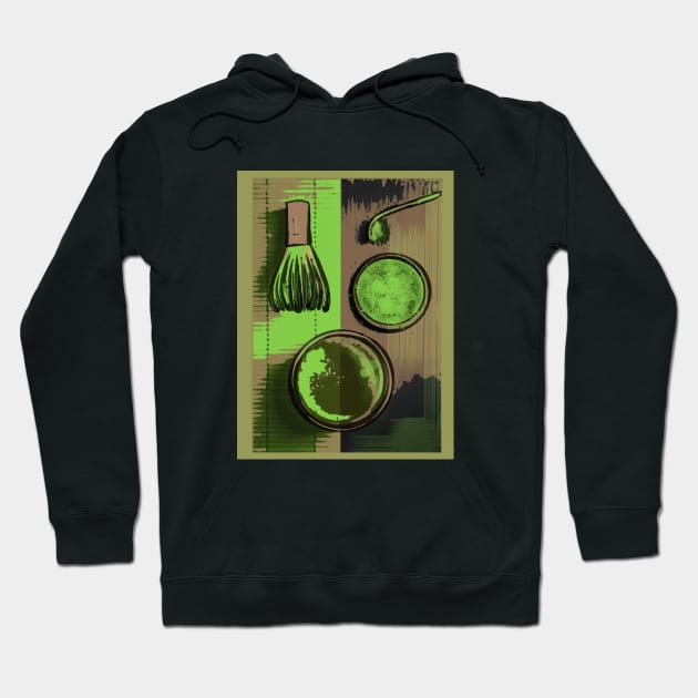 Matcha time Hoodie by ArtStyleAlice